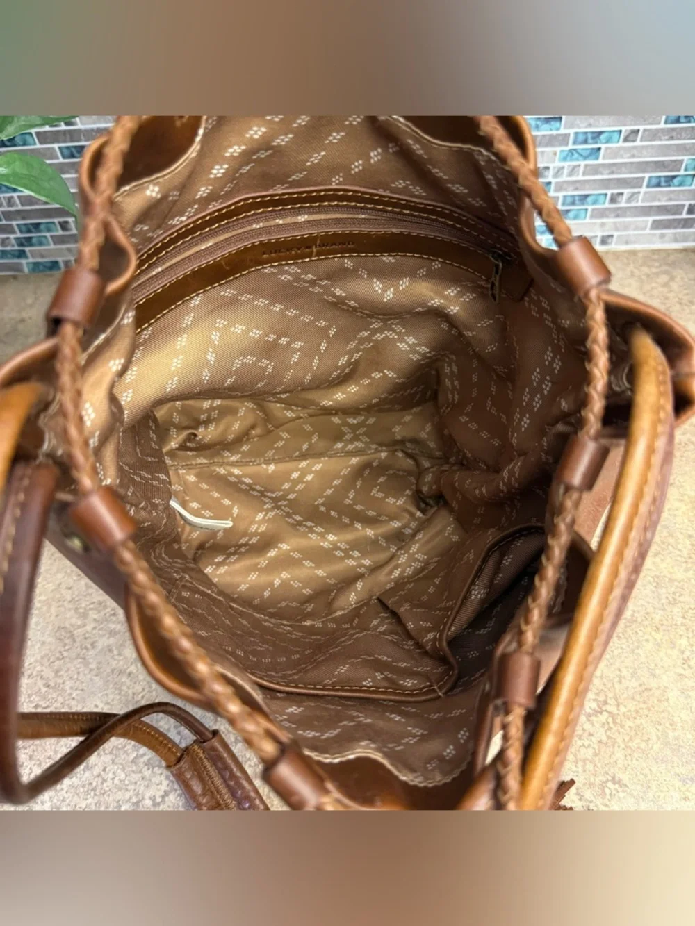 Vintage Y2K Lucky Brand bucket style purse - Picture 7 of 7